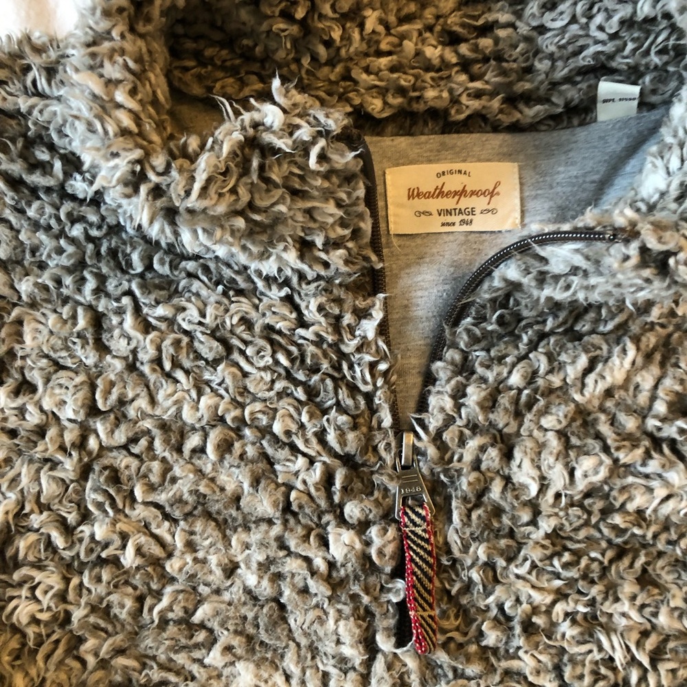 Weatherproof Vintage Frosty Tipped Women’s Sherpa Pullover Sweater